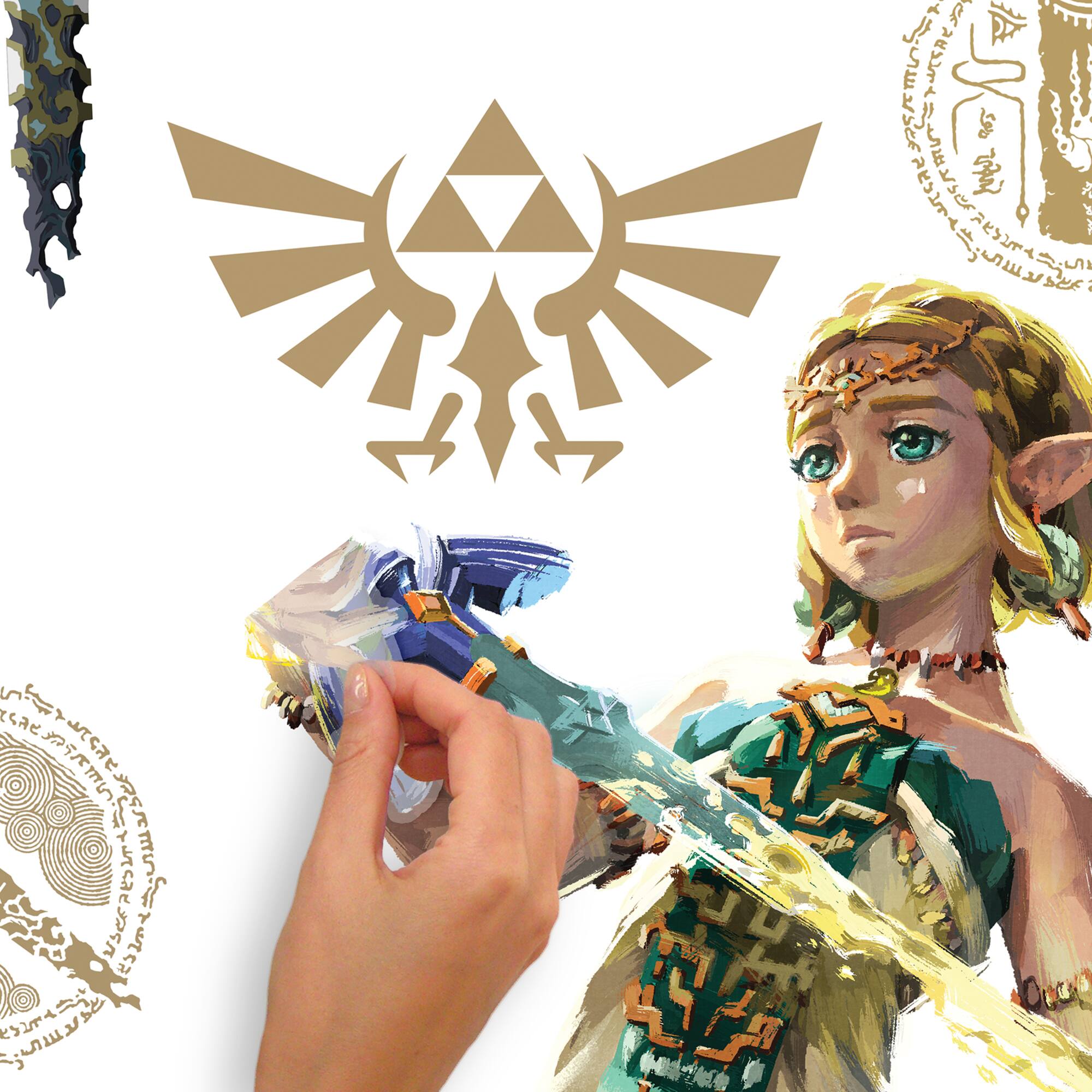 RoomMates The Legend of Zelda: Tears of the Kingdom Zelda & Link Wall Decals
